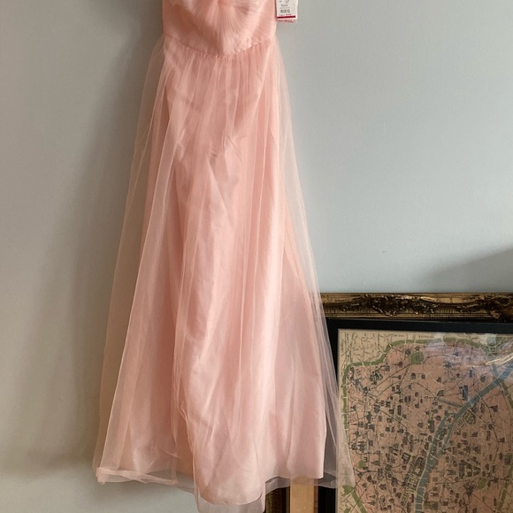 David’s Bridal Pleated Bodice Strapless Tulle Gown - Picture 2 of 4